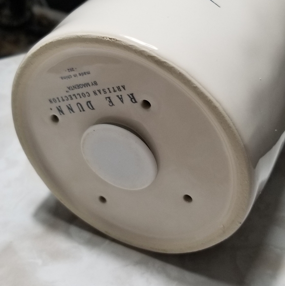 Rae Dunn REST round ceramic rustic farmhouse cottage country Birdhouse - Picture 6 of 7